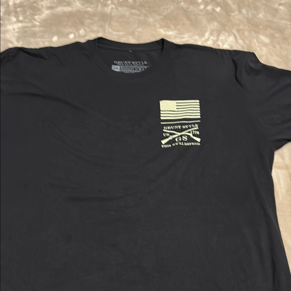 Grunt Style Short Sleeve Tees - Black, Gray, Blue - Picture 3 of 6